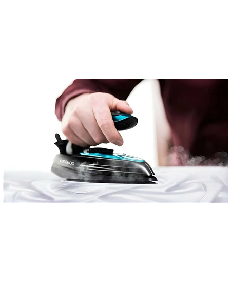 Cecotec | GoForce 8000 Folding Titanium | Travel Iron | 1200 W | Steam Iron | Continuous steam 15 g/min | Water tank capacity 60