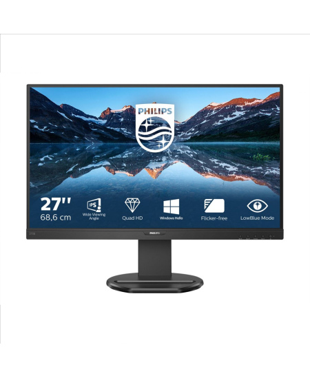Philips | USB-C Monitor | 276B9/00 | 27 " | IPS | QHD | 16:9 | 75 Hz | 4 ms | 2560 x 1440 pixels | 350 cd/m² | HDMI ports 