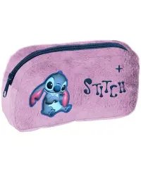 Pliušinis penalas PASO Stitch, didelis, vieno skyriaus