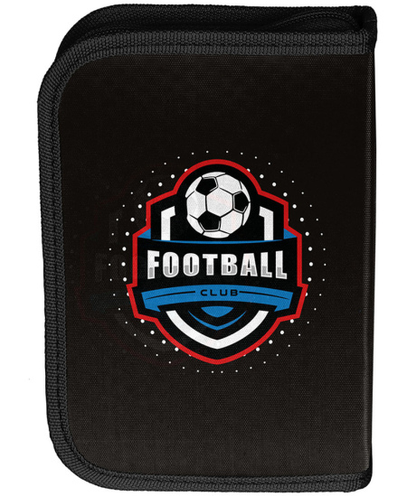 Penalas PASO Football Black, platus, vieno skyriaus