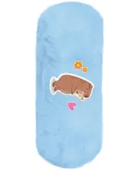 Pliušinis penalas PASO Capibara, didelis, vieno skyriaus