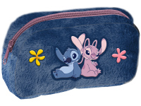 Pliušinis penalas PASO Stitch & Angel Aloha, didelis, vieno skyriaus
