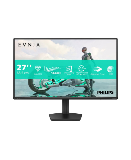 Philips | 27M2N3500NF/00 | 27 " | IPS | QHD | 16:9 | 144 Hz | 0.5 ms | 2560 x 1440 pixels | 300 cd/m² | HDMI ports quantit