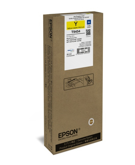 Epson T9454 XL (C13T945440) Rašalinė kasetė, Geltona