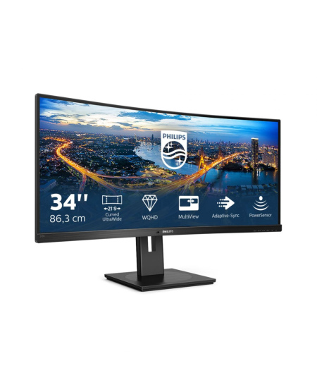 Philips | Curved UltraWide | 345B1C | 34  " | VA | WQHD | 21:9 | 100 Hz | 5 ms | 3440 x 1440 | 300   cd/m² | HDMI ports qu