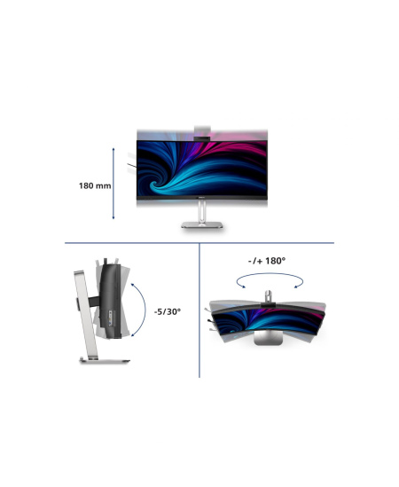 SALE OUT. Philips | 34B2U6603CH/00 | 34 " | VA | 21:9 | 100 Hz | 4 ms | 3440 x 1440 pixels | 450 cd/m² | HDMI ports quanti