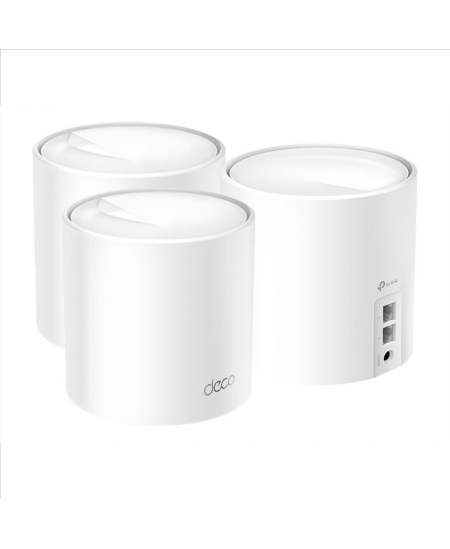 TP-LINK | AX1500 Whole Home Mesh Wi-Fi 6 System | Deco X10 (3-pack) | 802.11ax | 10/100/1000 Mbit/s | Ethernet LAN (RJ-45) ports