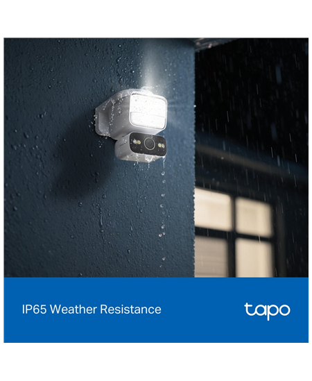 TP-LINK | Tapo C710 | Pan/Tilt Security Floodlight Camera | 3 MP | F/2.0 | IP65 | H.264 | microSD up to 512 GB