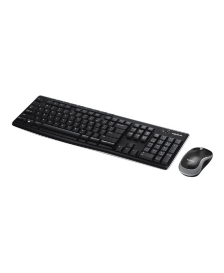 Logitech MK270 | Keyboard and Mouse Set | Wireless | US | Black