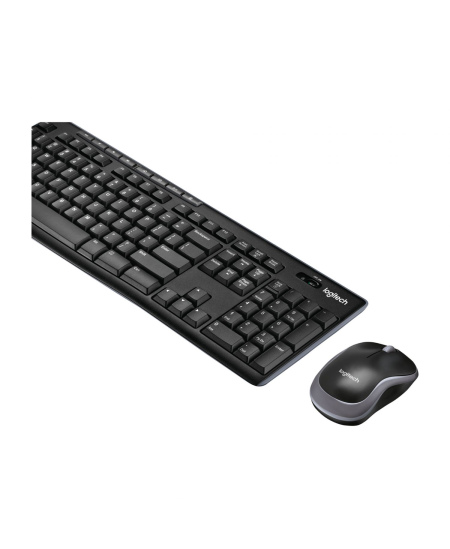 Logitech MK270 | Keyboard and Mouse Set | Wireless | US | Black