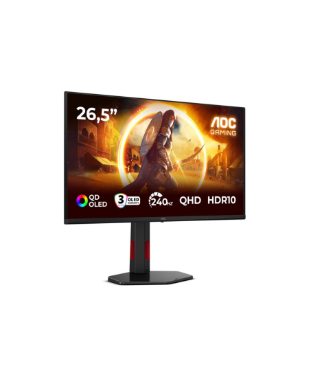 AOC | Q27G4ZDR | 27 " | QD-OLED | QHD | 16:9 | 240 Hz | 0.03 ms | 2560 x 1440 pixels | 400 cd/m² | HDMI ports quantity 2 |
