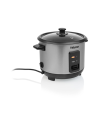 Tristar | RK-6146 | Rice cooker | 400 W | 1 L | Number of programs 0 | Black/Stainless steel