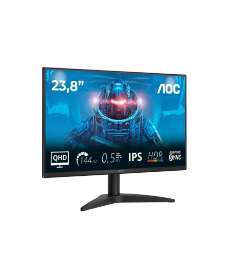 AOC | Q24B36X | 24 " | IPS | QHD | 16:9 | 144 Hz | 4 ms | 2560 x 1440 pixels | 300 cd/m² | HDMI ports quantity 1 | Black
