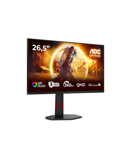 AOC | Q27G4SDR | 27 " | QD-OLED | QHD | 16:9 | 360 Hz | 0.03 ms | 2560 x 1440 pixels | 1000 cd/m² | HDMI ports quantity 2 