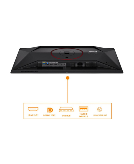 AOC | Q27G4SDR | 27 " | QD-OLED | QHD | 16:9 | 360 Hz | 0.03 ms | 2560 x 1440 pixels | 1000 cd/m² | HDMI ports quantity 2 