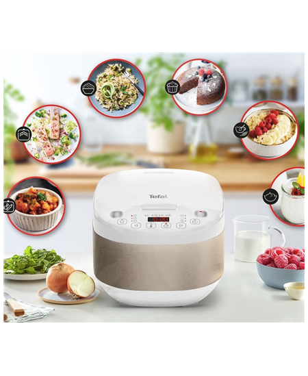 TEFAL | Multifunctional pot | RK622130 | 750 W | 4 L | Number of programs 12 | White