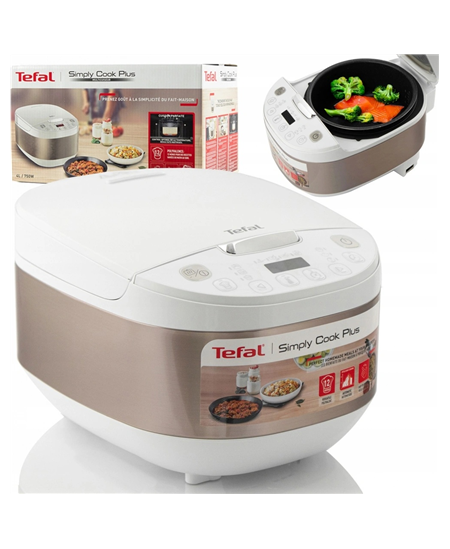 TEFAL | Multifunctional pot | RK622130 | 750 W | 4 L | Number of programs 12 | White