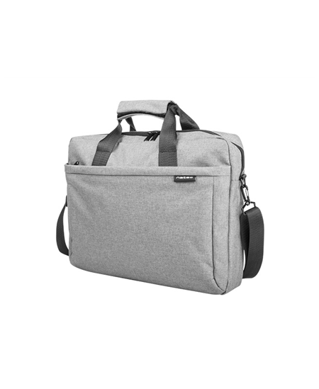Natec Laptop Bag, Mustela, 15.6", Grey