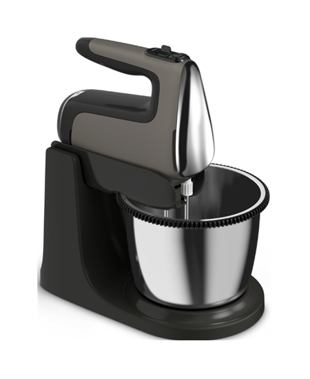 TEFAL | Hand Mixer | Powermix Silence HT654E38 | Hand Mixer | 600 W | Number of speeds 5 | Turbo mode | Dark grey