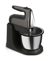 TEFAL | Hand Mixer | Powermix Silence HT654E38 | Hand Mixer | 600 W | Number of speeds 5 | Turbo mode | Dark grey
