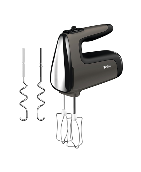 TEFAL | Hand Mixer | Powermix Silence HT654E38 | Hand Mixer | 600 W | Number of speeds 5 | Turbo mode | Dark grey