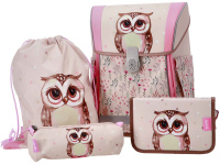Kuprinė su priedais ABC123 Ergo "Flexi Owl", 4 dalių