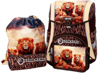 Kuprinė su priedais ABC123 Ergo "Premium Lion", 4 dalių