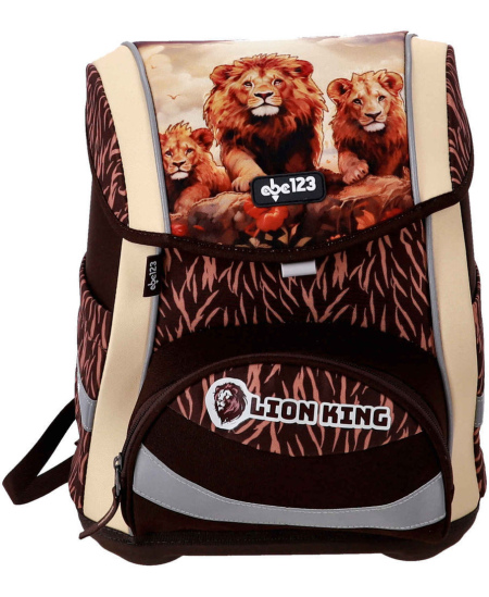 Kuprinė su priedais ABC123 Ergo "Premium Lion", 4 dalių