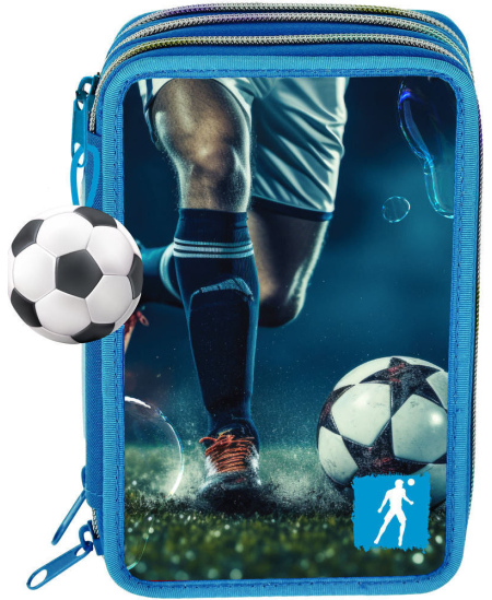 Penalas SUPER STAR Football, trijų skyrių, užpildytas