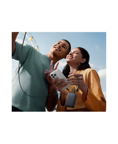 Anker Nano Power Bank 45W with Built-In Retractable USB-C Cable | A1638H11 | 10000 mAh | Black