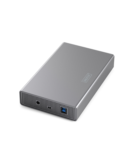 Digitus USB 3.0 hard disk enclosure, 3.5", SATA, 16TB, aluminum | DA-71106-1