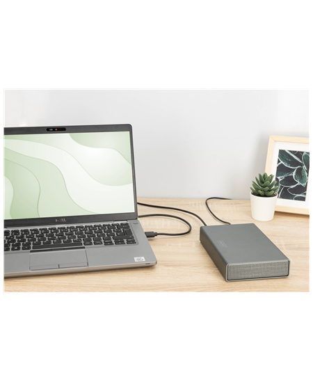 Digitus USB 3.0 hard disk enclosure, 3.5", SATA, 16TB, aluminum | DA-71106-1