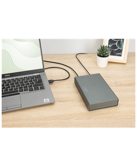 Digitus USB 3.0 hard disk enclosure, 3.5", SATA, 16TB, aluminum | DA-71106-1