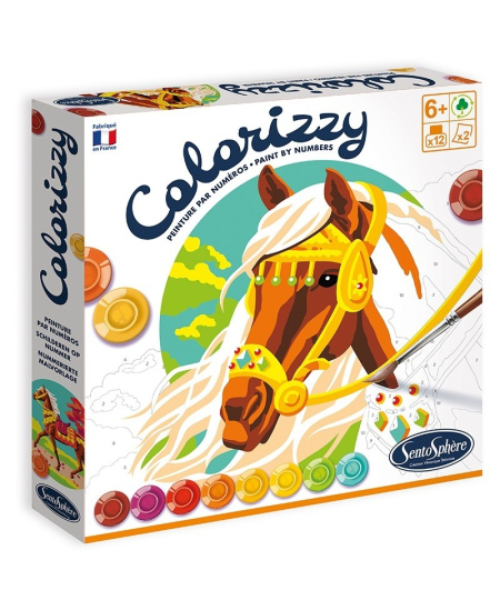 Kūrybinis spalvinimo rinkinys SentoSphere „Colorizzy Žirgai”