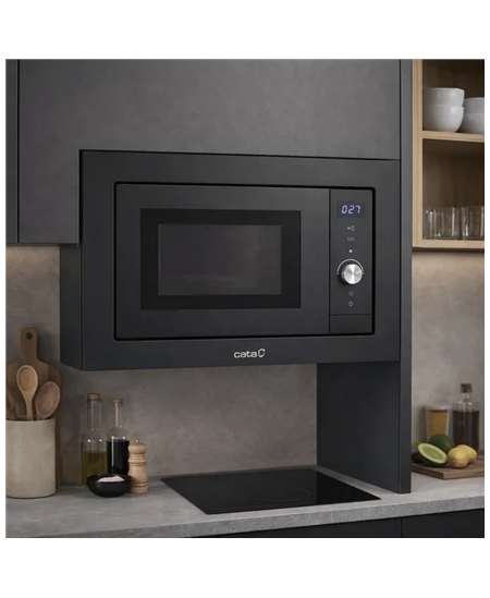 CATA | Microwave oven | MC 20 D B | Built-in | 20 L | 700 W | Grill | Black