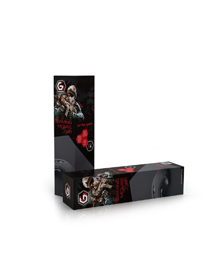 Gembird Gaming mouse pad, 350x900x3 mm, black