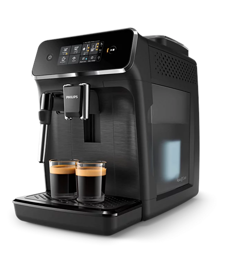 Philips | Coffee Machine | EP2220/10 Series 2200 | Pump pressure 15 bar | Built-in milk frother | Fully Automatic | 1500 W | Bla