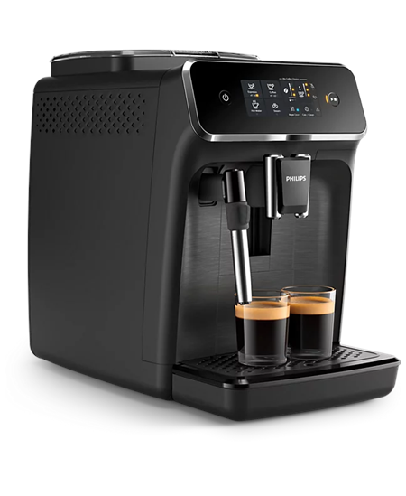 Philips | Coffee Machine | EP2220/10 Series 2200 | Pump pressure 15 bar | Built-in milk frother | Fully Automatic | 1500 W | Bla