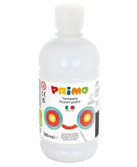 Guašas PRIMO, baltos spalvos, 500 ml