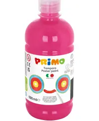 Guašas PRIMO, ryškiai rožinės spalvos, 500 ml