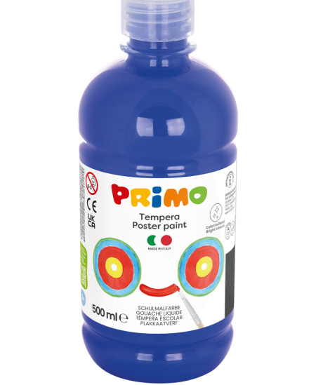 Guašas PRIMO, tamsiai mėlynos spalvos, 500 ml