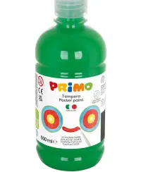 Guašas PRIMO, ryškiai žalios spalvos, 500 ml