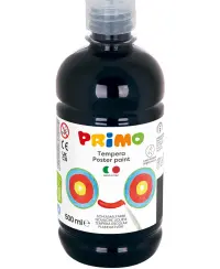 Guašas PRIMO, juodos spalvos, 500 ml