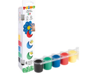 Dažai piešimui pirštais PRIMO, 6 spalvų x 25 ml