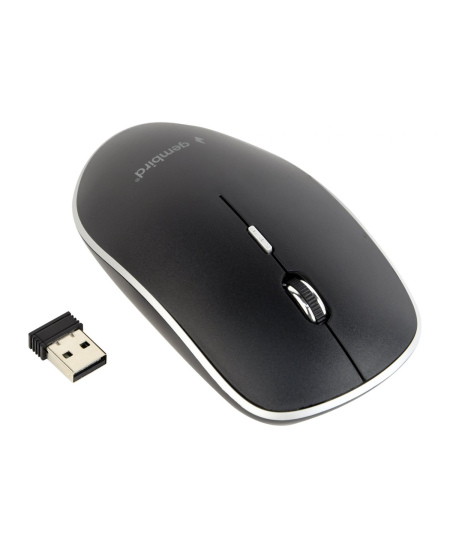 Gembird Silent Wireless Optical Mouse MUSW-4BS-01 USB, Black