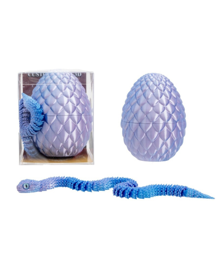 3D kiaušinis su drakonu arba gyvate 10 cm