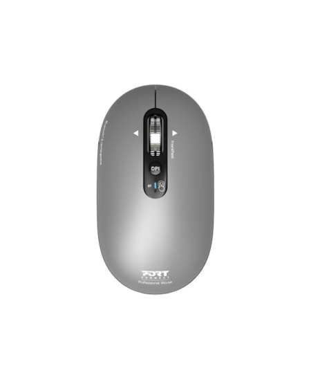 PORT CONNECT Mouse | PURE MAC | Wireless | Bluetooth | Gris clair