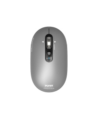 PORT CONNECT Mouse | PURE MAC | Wireless | Bluetooth | Gris clair