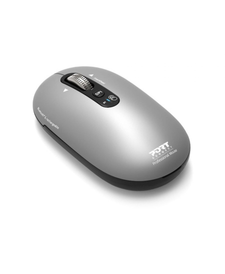 PORT CONNECT Mouse | PURE MAC | Wireless | Bluetooth | Gris clair