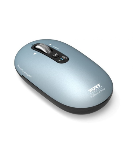 PORT CONNECT Mouse | PURE MAC | Wireless | Bluetooth | Pastel Blue